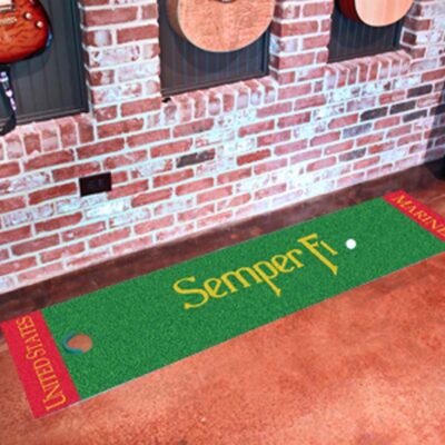 US Marines 18" x 72" Golf Putting Green Mat