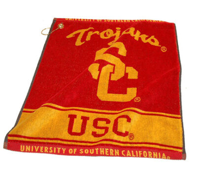 USC Trojans 16" x 19" Woven Golf Towel (Set of 2)