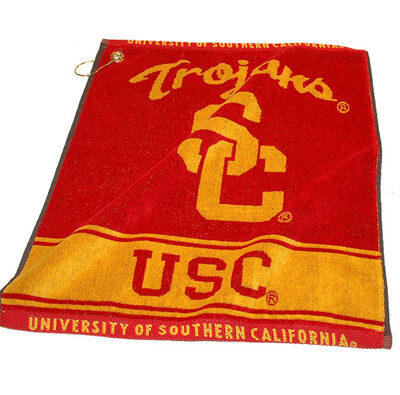 USC Trojans 16" x 19" Woven Golf Towel (Set of 2)