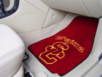 USC Trojans 27" x 18" Auto Floor Mat (Set of 2 Car Mats)