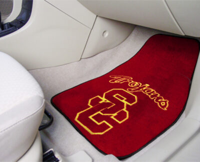 USC Trojans 27" x 18" Auto Floor Mat (Set of 2 Car Mats)