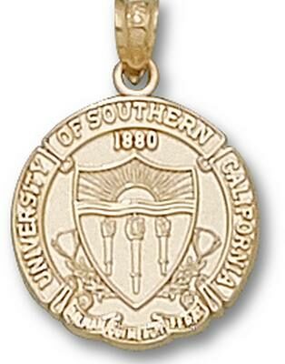 USC Trojans "Seal" Pendant - 10KT Gold Jewelry