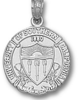 USC Trojans "Seal" Pendant - Sterling Silver Jewelry