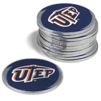 UTEP Texas (El Paso) Miners Golf Ball Marker (12 Pack)