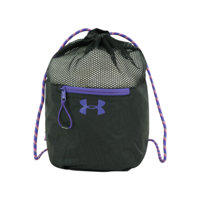 Under Armour Girl's Bucket Bag Black/Green Typhoon/Pink