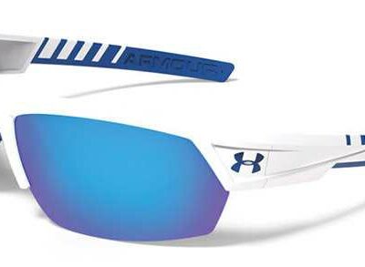 Under Armour Igniter 2.0 Blue Multiflection Sunglasses (Shiny White/Blue)