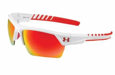 Under Armour Igniter 2.0 Orange Multiflection Sunglasses (Shiny White/Red Rubber)