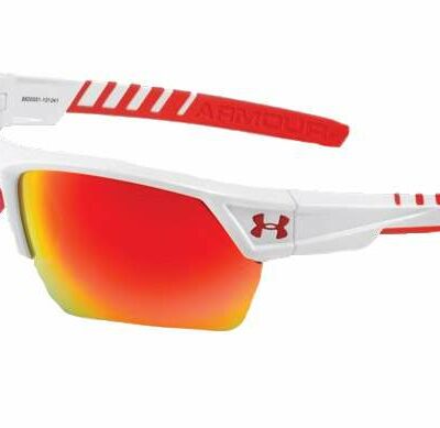 Under Armour Igniter 2.0 Orange Multiflection Sunglasses (Shiny White/Red Rubber)