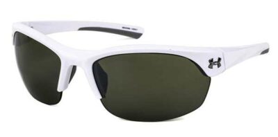 Under Armour Marbella Women's Sunglasses (Shiny White/Light Gray)