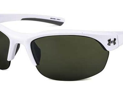 Under Armour Marbella Women's Sunglasses (Shiny White/Light Gray)