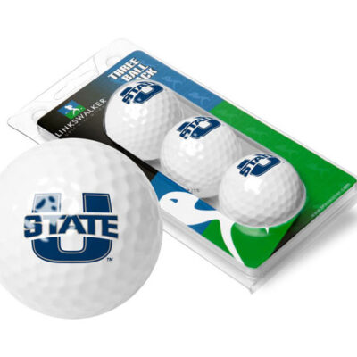 Utah State Aggies Top Flite XL Golf Balls 3 Ball Sleeve (Set of 3)