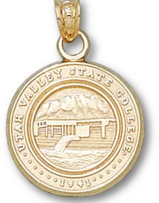 Utah Valley State (UVSC) Wolverines "Seal" Pendant - 14KT Gold Jewelry