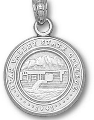 Utah Valley State (UVSC) Wolverines "Seal" Pendant - Sterling Silver Jewelry