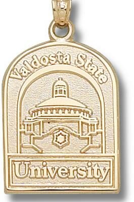 Valdosta State Blazers "Dome" 7/8" Pendant - 10KT Gold Jewelry