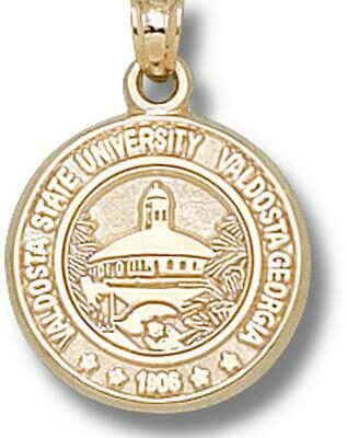 Valdosta State Blazers "Seal" 5/8" Pendant - 10KT Gold Jewelry