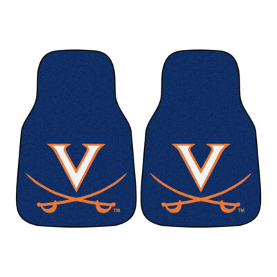 Virginia Cavaliers 27" x 18" Auto Floor Mat (Set of 2 Car Mats)