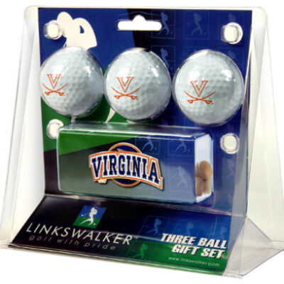 Virginia Cavaliers 3 Ball Gift Pack with Hat Clip