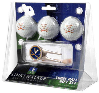 Virginia Cavaliers 3 Golf Ball Gift Pack with Cap Tool