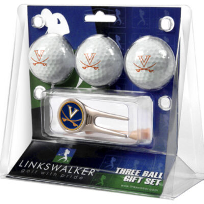 Virginia Cavaliers 3 Golf Ball Gift Pack with Cap Tool