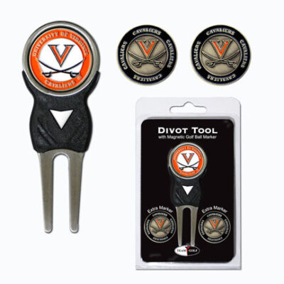 Virginia Cavaliers Golf Ball Marker and Divot Tool Pack