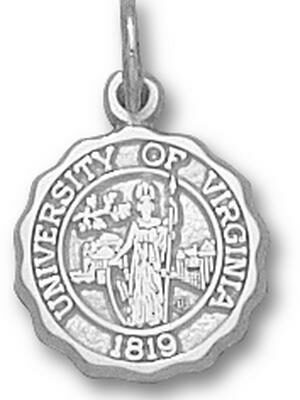 Virginia Cavaliers "Official Seal" 1/2" Charm - Sterling Silver Jewelry