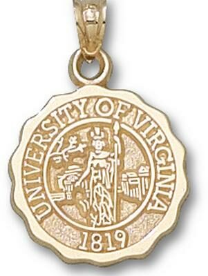 Virginia Cavaliers "Official Seal" Pendant - 10KT Gold Jewelry