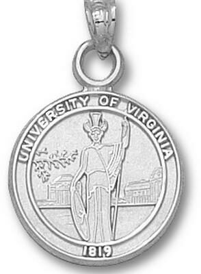 Virginia Cavaliers "Seal" Pendant - Sterling Silver Jewelry