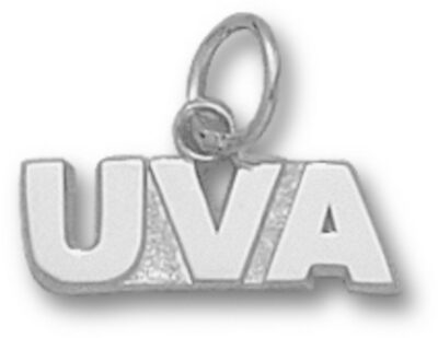 Virginia Cavaliers "UVA" 3/16" Charm - Sterling Silver Jewelry