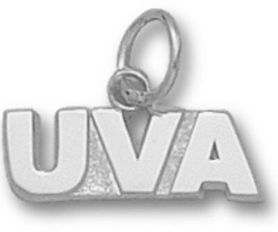 Virginia Cavaliers "UVA" 3/16" Charm - Sterling Silver Jewelry