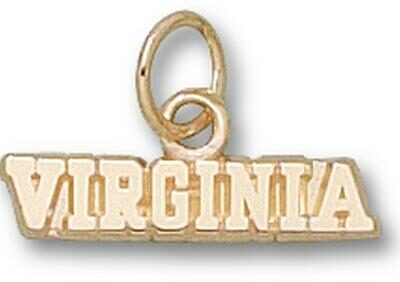 Virginia Cavaliers "Virginia" 1/8" Charm - 10KT Gold Jewelry