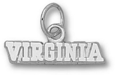 Virginia Cavaliers "Virginia" 1/8" Charm - Sterling Silver Jewelry