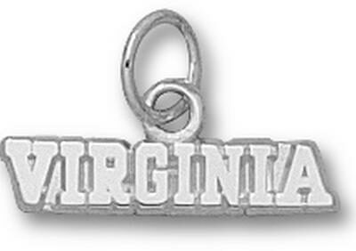 Virginia Cavaliers "Virginia" 1/8" Charm - Sterling Silver Jewelry