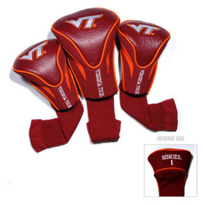 Virginia Tech Hokies Contour Fit Golf Headcover (3-Pack)