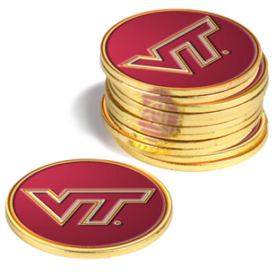 Virginia Tech Hokies Golf Ball Marker (12 Pack)