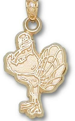 Virginia Tech Hokies "Hokie Bird" Pendant - 14KT Gold Jewelry