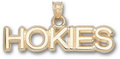 Virginia Tech Hokies "Hokies" Pendant - 14KT Gold Jewelry