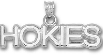 Virginia Tech Hokies "Hokies" Pendant - Sterling Silver Jewelry