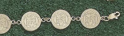 Virginia Tech Hokies "Seal" 7" Bracelet - 10KT Gold Jewelry