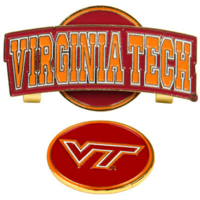 Virginia Tech Hokies Slider Clip with Golf Ball Marker (Set of 3)