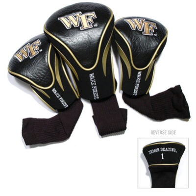 Wake Forest Demon Deacons Contour Fit Golf Headcover (3-Pack)