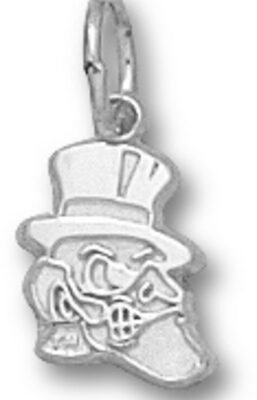 Wake Forest Demon Deacons "Deacon" 3/8" Charm - Sterling Silver Jewelry