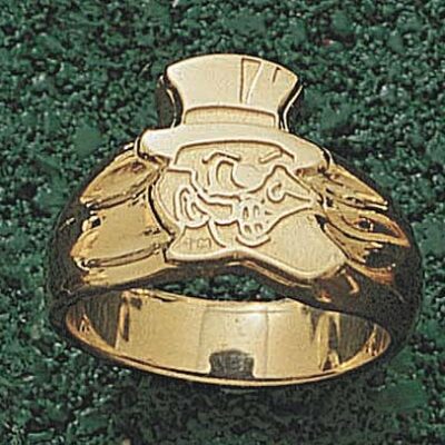 Wake Forest Demon Deacons "Deacon" Men's Ring Size 10 - 14KT Gold Jewelry