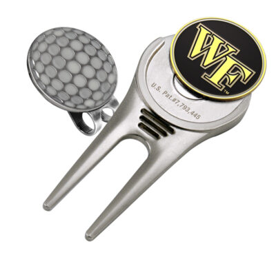 Wake Forest Demon Deacons Divot Tool Hat Clip with Golf Ball Marker (Set of 2)