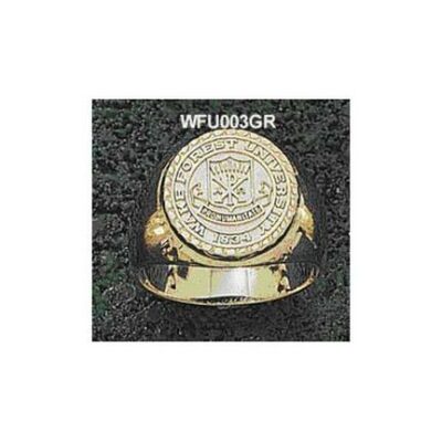 Wake Forest Demon Deacons "Seal" Men's Ring Size 10 1/2 - 10KT Gold Jewelry