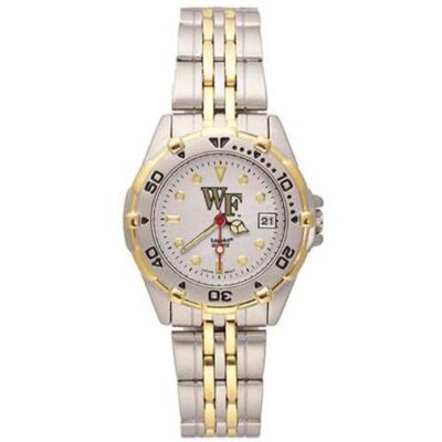 Wake Forest Demon Deacons "WF" All Star Watch with Stainless Steel Band - Women's