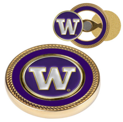 Washington Huskies Challenge Coin with Ball Markers (Set of 2)