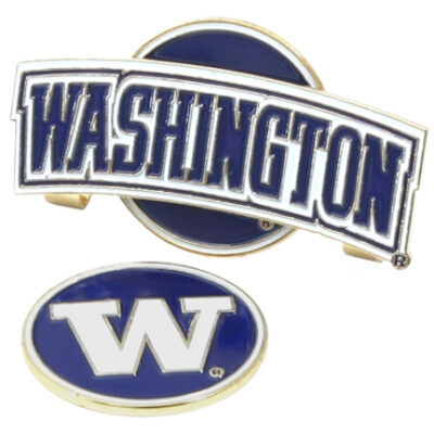 Washington Huskies Slider Clip with Golf Ball Marker (Set of 3)