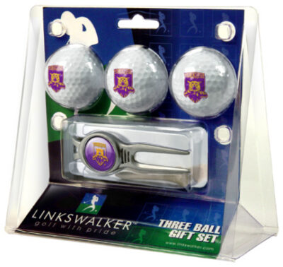 Weber State Wildcats 3 Ball Golf Gift Pack with Kool Tool