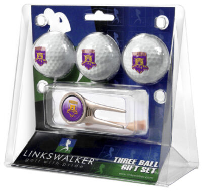 Weber State Wildcats 3 Golf Ball Gift Pack with Cap Tool