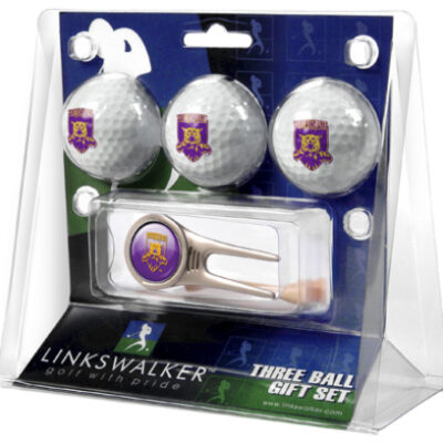 Weber State Wildcats 3 Golf Ball Gift Pack with Cap Tool